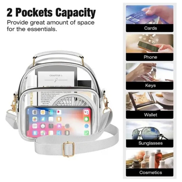 Stadium Approved PVC Clear Purse Bag