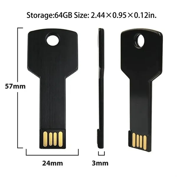 Creative Key USB Flash Drive 64g Metal