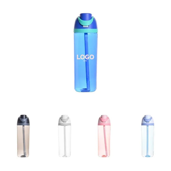 Water Bottle Tritan 25oz Large Durable Plastic for Fitness