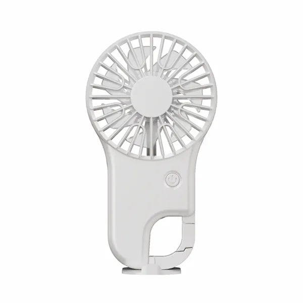 500 mAh Ultra-thin Hand Held Fan with Carabiner