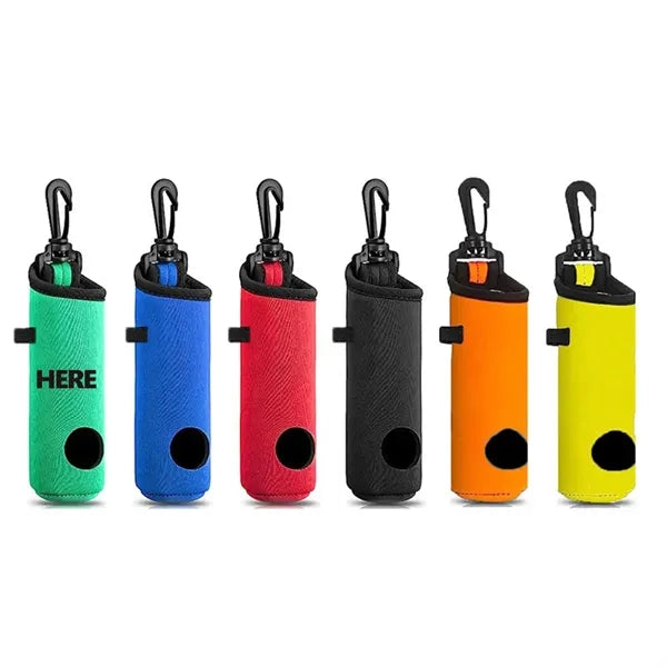 Neoprene Golf Ball Pouch With Portable Hook