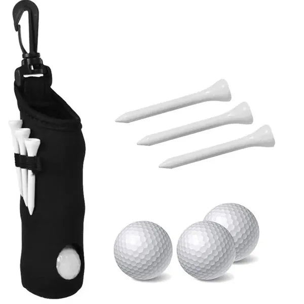 Neoprene Golf Ball Pouch With Portable Hook