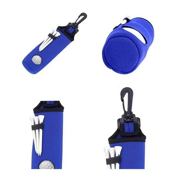 Neoprene Golf Ball Pouch With Portable Hook