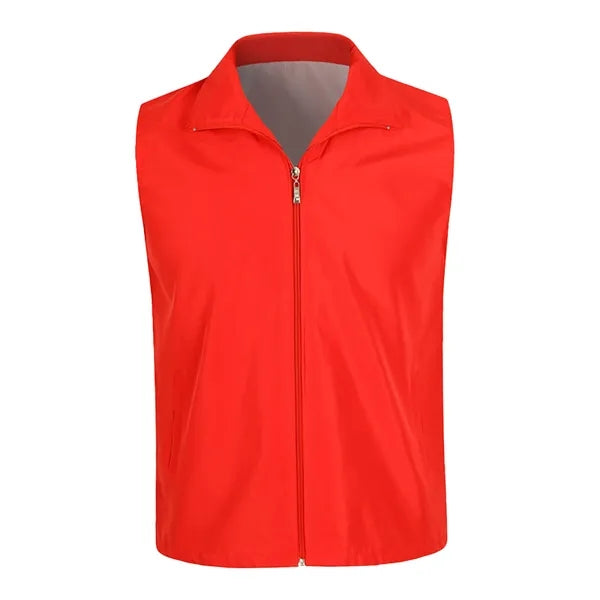 Uniform Volunteer Activity Vest With Full Zipper