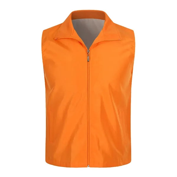 Uniform Volunteer Activity Vest With Full Zipper