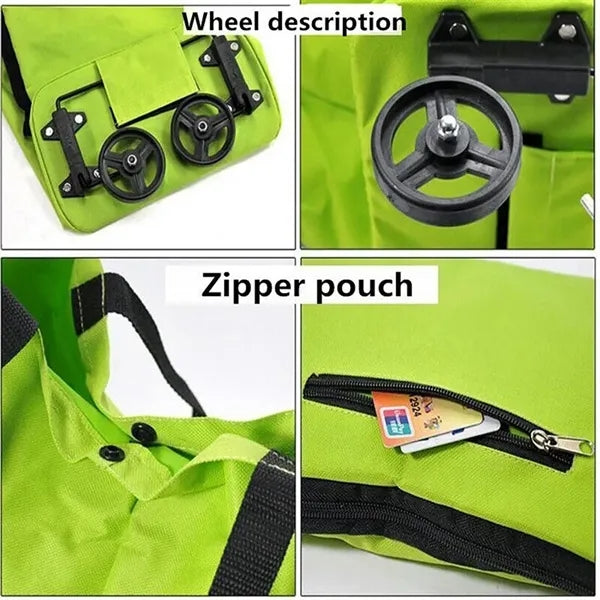 Portable Wheeled Grocery Trolley