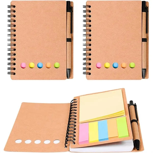 Spiral Notebook Steno Pads Lined Notepad with Pen