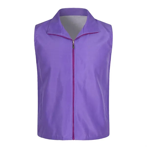 Uniform Volunteer Activity Vest With Full Zipper
