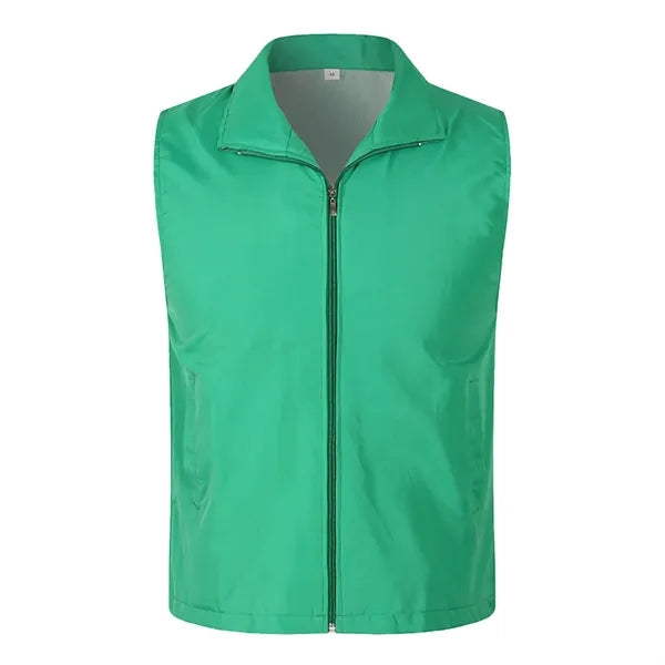 Uniform Volunteer Activity Vest With Full Zipper
