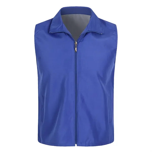 Uniform Volunteer Activity Vest With Full Zipper