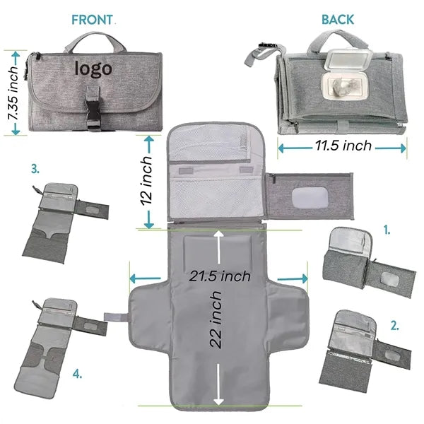 Baby Portable Diaper Changing Travel Bag