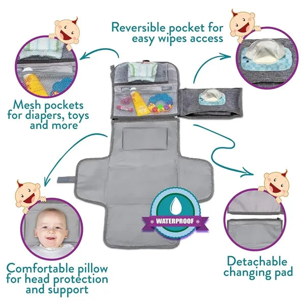 Baby Portable Diaper Changing Travel Bag