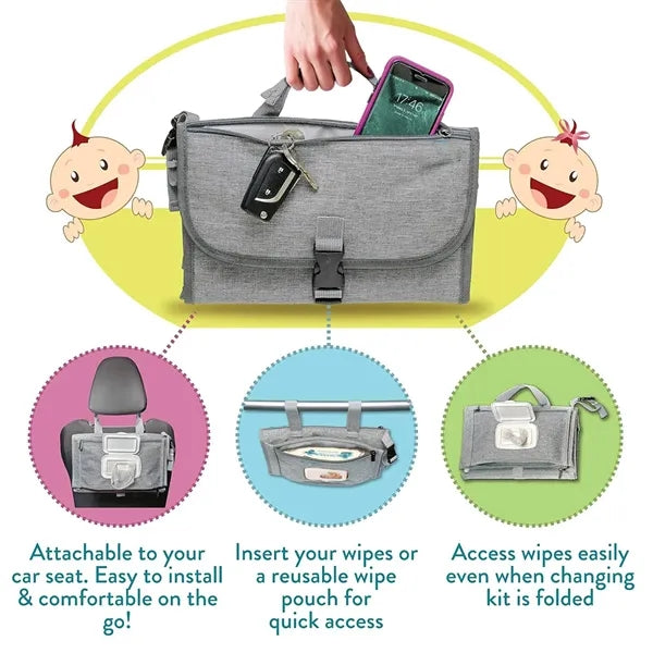 Baby Portable Diaper Changing Travel Bag