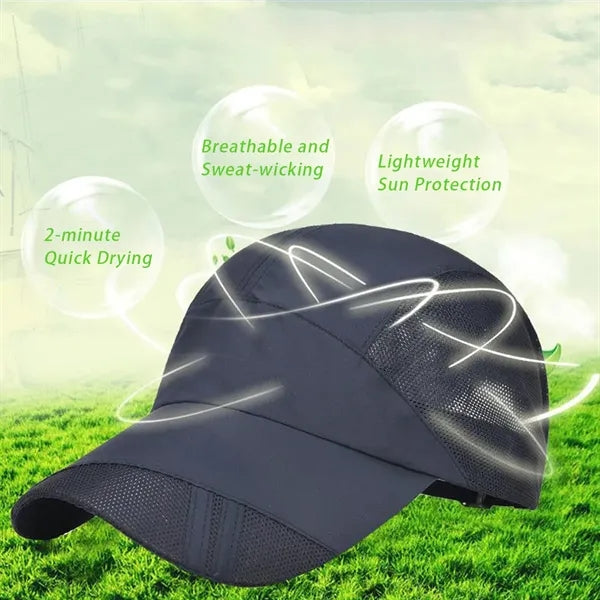 Adjustable Unisex Lightweight Mesh Baseball Cap for Sports