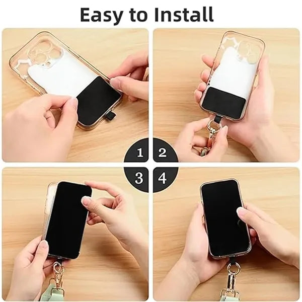 Replaceable Detachable Phone Strap with Purse and Lanyard