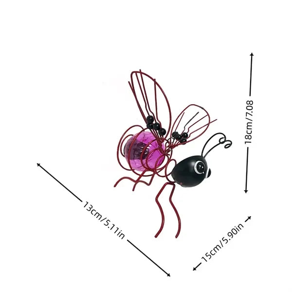 Garden Hanging Glow in the Dark Bee Ornament