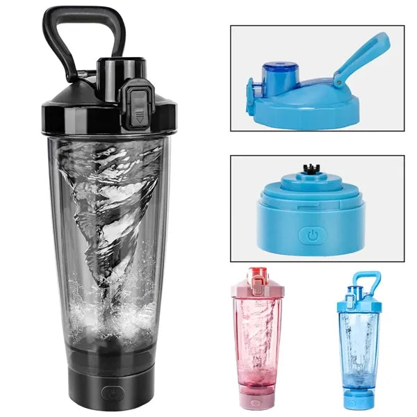20 OZ Electric Shaker Bottle USB C Rechargeable Mixer Cup