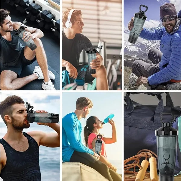20 OZ Electric Shaker Bottle USB C Rechargeable Mixer Cup