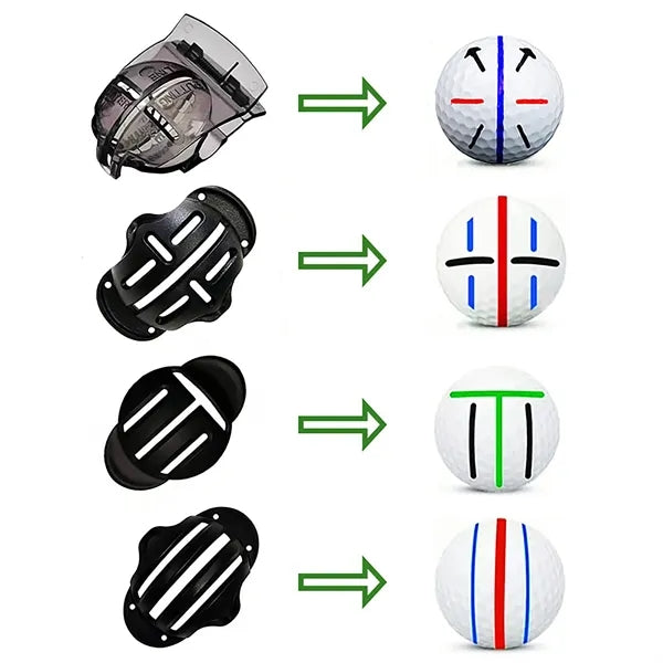 Set 5 Golf Ball Line Marker Tool