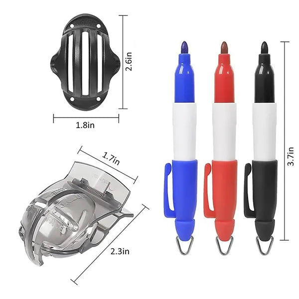 Set 5 Golf Ball Line Marker Tool