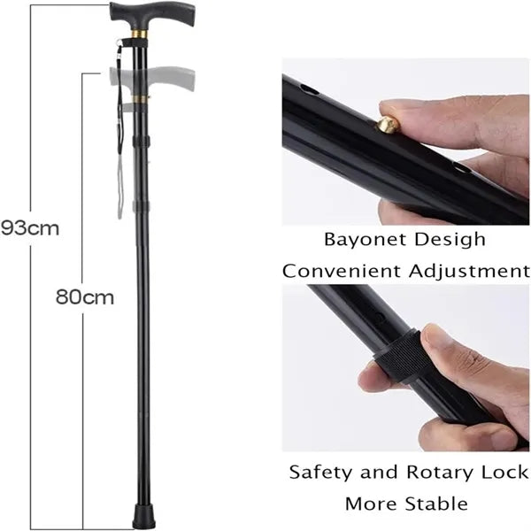 Outdoor Hiking Telescopic Trekking Poles Ultralight Aluminum