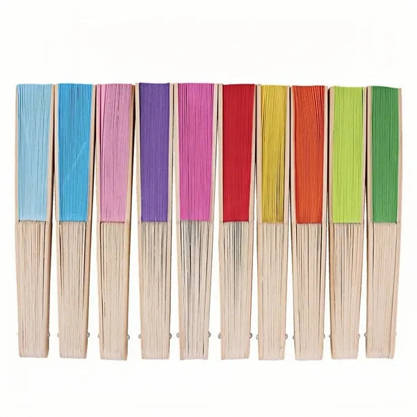 Folding Bamboo Paper Hand Fan