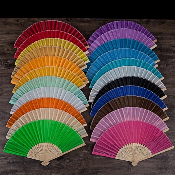 Folding Bamboo Paper Hand Fan