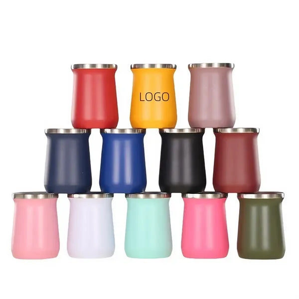 Yerba Mate Cup Stainless Steel Gourd