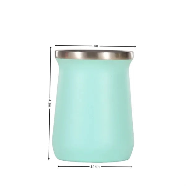 Yerba Mate Cup Stainless Steel Gourd
