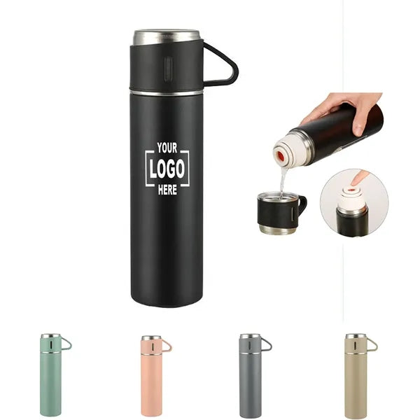 17Oz Vacuum Insulated Flask Stainless Steel Thermo Cup