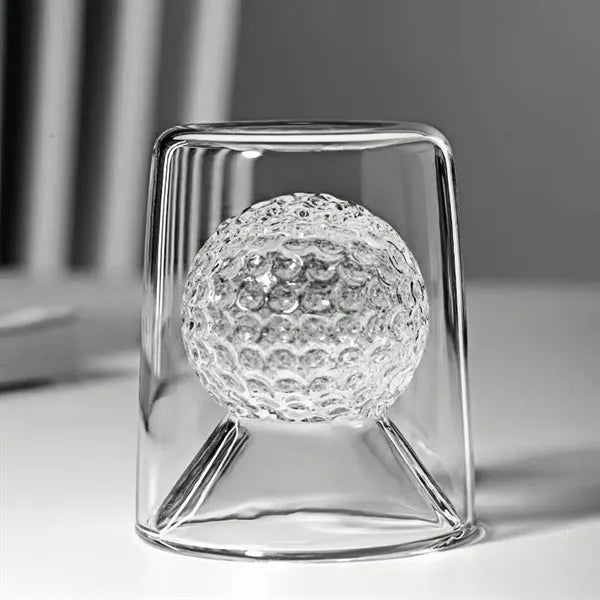 1.7oz Golf Double Layer Wine Glass Transparent Drink Cup