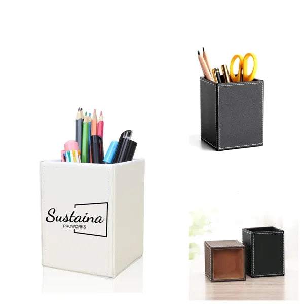 Square Pencil Pen Holder