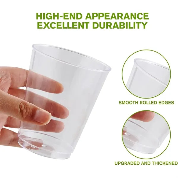 Disposable Clear Hard Plastic Party Cups