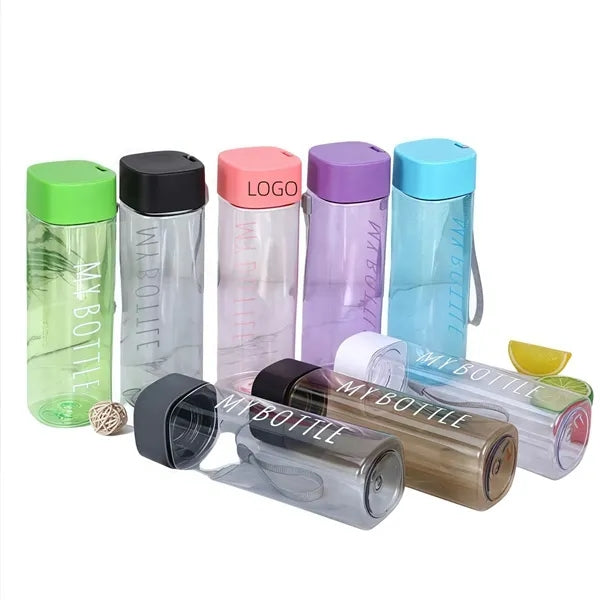 17oz Sports Plastic Square Water Cup