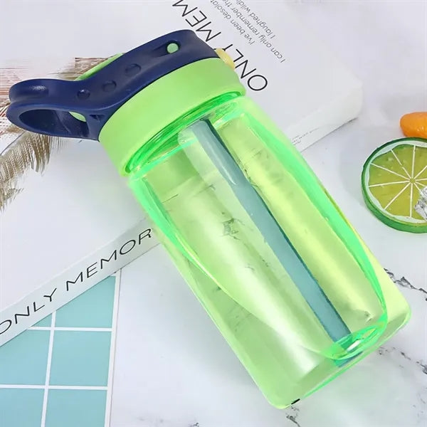 16oz Kids Water Bottle Sippy Cup Plastic Tumblers BPA Free