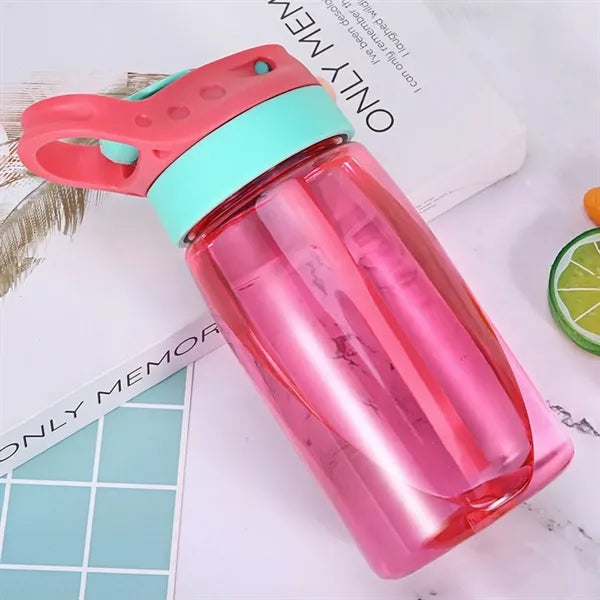 16oz Kids Water Bottle Sippy Cup Plastic Tumblers BPA Free