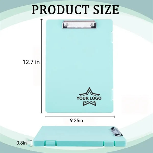 Plastic Storage Folder Binder Clip Boards