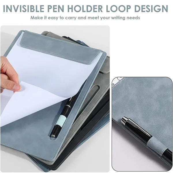 PU Leather Magnetic Clipboard