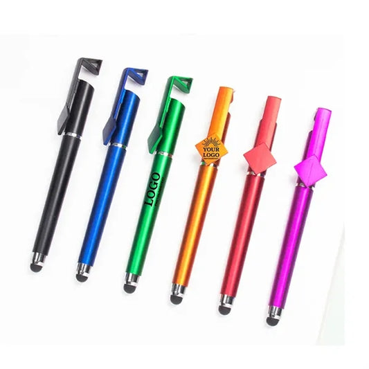 Ballpoint Pen with Stylus Tip Soft Touch Click