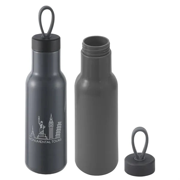 Cameo 23 oz PLA Sports Bottle with Silicone Loop Handle