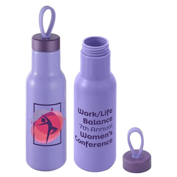 Cameo 23 oz PLA Sports Bottle with Silicone Loop Handle