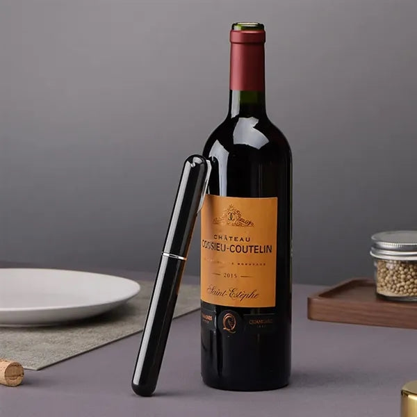 Portable Air Pump Wine Opener With Foil Cutter