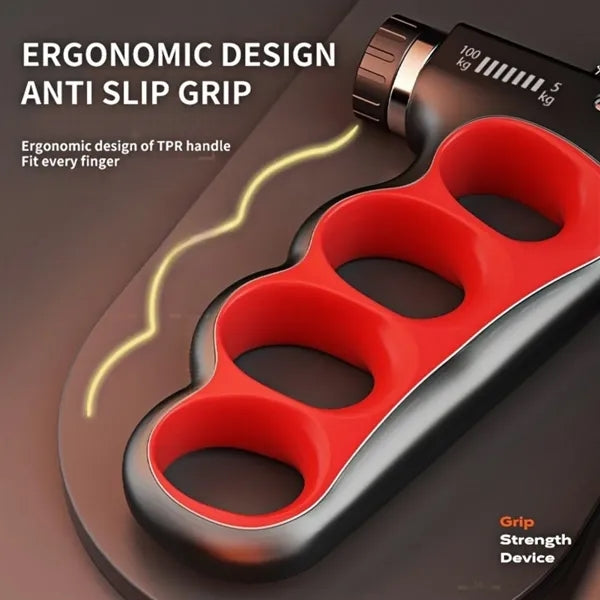 Adjustable Grip Strength Trainer With Counter