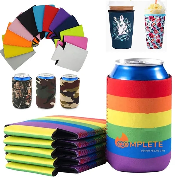 LGBTQ+ Rainbow Can Cooler Sleeves