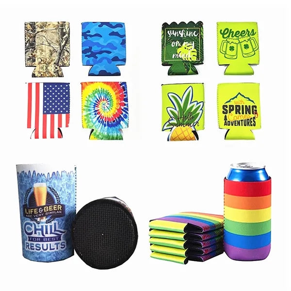 LGBTQ+ Rainbow Can Cooler Sleeves