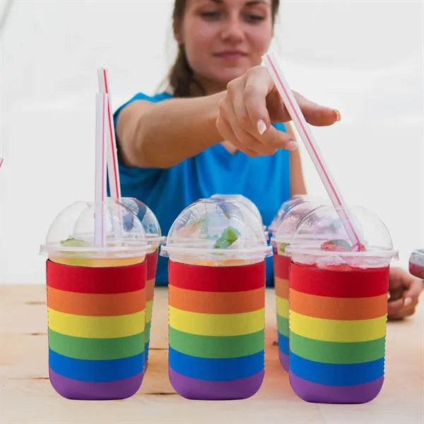 LGBTQ+ Rainbow Can Cooler Sleeves