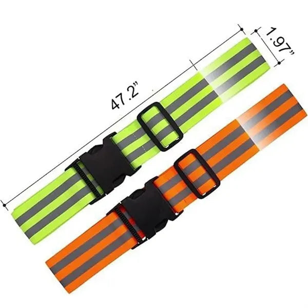 Reflective Elastic Safety Sash Running Gear Belt