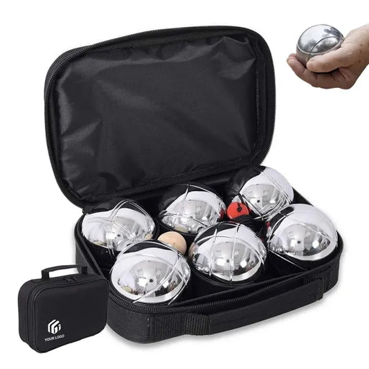 Lawn outdoor games 6 pcs bocce ball set with carrying bag