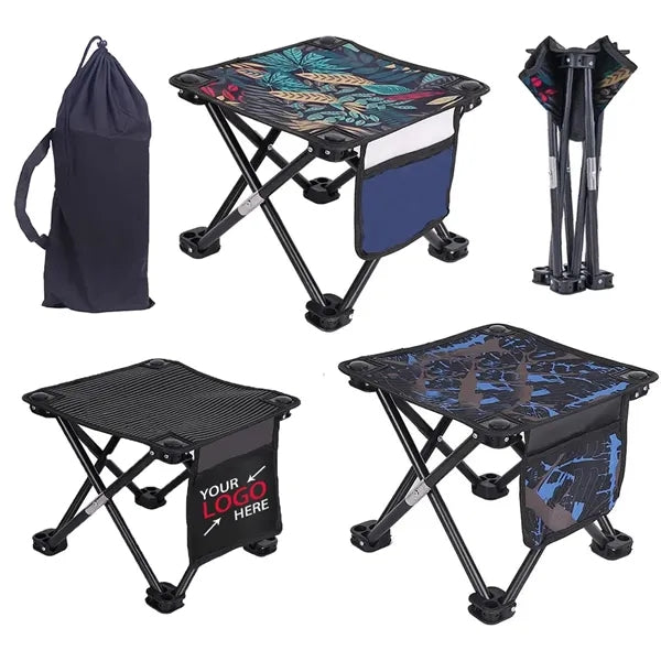 Portable Folding Camping Stool With Carry Bag