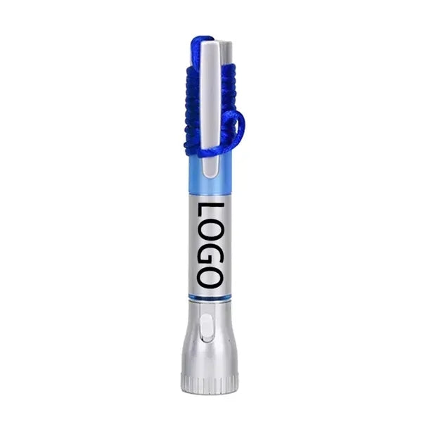 Multifunctional Lanyard LED Flashlight Ballpoint Pen